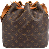 Louis Vuitton Monogram Canvas Sac Noé Petit Shoulder Bag