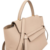 Celine Beige Grained Calfskin Belt Handbag