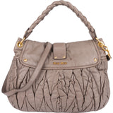[🔄️B24 / F12] Miu Miu Matelassé Nappa Leather Coffer Crossbody Bag - vintageandkickz