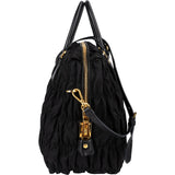 Prada Matelassé Tessuto Gaufre Nylon Bauletto Handbag