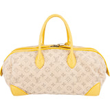 Louis Vuitton Monogram Limited Edition Printemps Denim Speedy Round Handbag