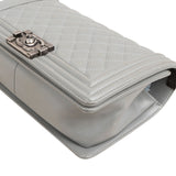 Chanel Quilted Lambskin Medium Boy Single Flap Crossbody Bag