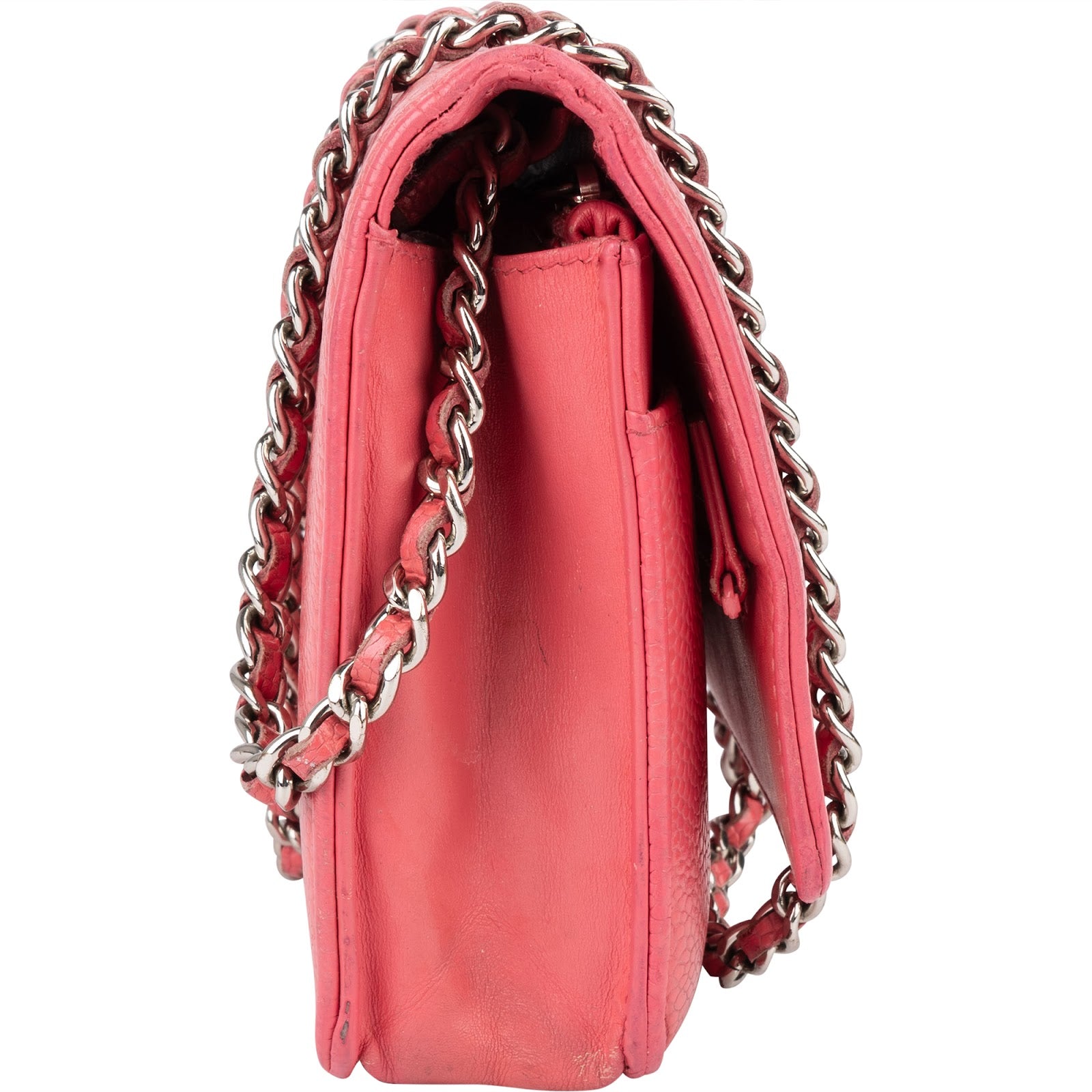 [🔄️B05 / F48] Chanel Caviar Leather Wallet on Chain Crossbody Bag - vintageandkickz