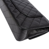 Chanel Quilted Lambskin Palladium Medium Double Flap Shoulder Bag