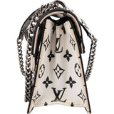 Louis Vuitton Monogram Canvas Black & White Vernis Leather Wynwood Trunk Crossbody Bag