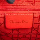Christian Dior Cotton Cannage Medium Lady Dior Handbag