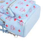 MCM Monogram Visetos Bicolor Stark Bebe Boo Mini Backpack