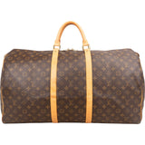 Louis Vuitton Monogram Canvas Keepall 60 Travel Bag