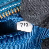 Prada Light Blue Saffiano Leather Galleria Small Handbag