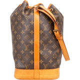 Louis Vuitton Monogram Canvas Sac Noé Grande Shoulder Bag - vintageandkickz
