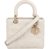 Christian Dior Quilted Leather Cannage Lady Dior Handbag