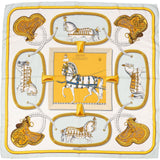 Hermès Grand Apparat Silk 90 Scarf Tuch