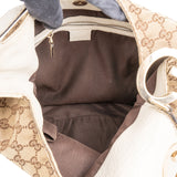 Gucci Monogram GG Canvas Britt G Hobo Shoulder Bag