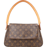 Louis Vuitton Canvas Monogram Mini Looping Shoulder Bag