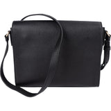 Salvatore Ferragamo Pebbled Leather Gancini Flap Crossbody Bag