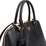 Prada Black Saffiano Leather Promenade Handbag
