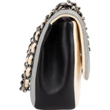 Chanel Quilted Tricolor Lambskin Single Flap Crossbody Bag - vintageandkickz
