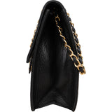 Chanel Quilted Lambskin 24K Gold Single Flap Shoulder Bag