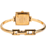Gucci Gold Tone Square Bangle 1900L Woman Watch
