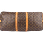 [🔄️B08 / F17] Louis Vuitton Monogram Canvas Keepall 55 Bandoulière Travel Bag - vintageandkickz