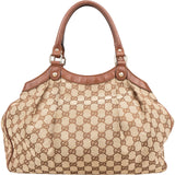 Gucci Monogram GG Canvas Sukey Hobo Handbag