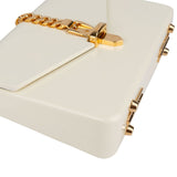 Gucci White Plexiglass Sylvie 1969 Mini Top Handle Handbag