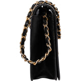 Chanel Noir Boxcalf CC Single Flap Shoulder Bag