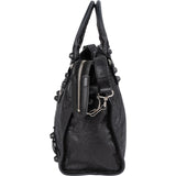 Balenciaga Black Leather City Handbag