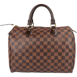 Louis Vuitton Monogram Damier Ebene Speedy 30 Handbag