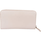 Fendi Leather Flowerland Zip Around Wallet