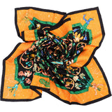 Hermès Oiseaux de Paradis et Fleurs Silk 90 Scarf Tuch