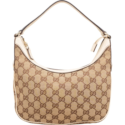 Gucci Monogram GG Canvas Small Hobo Shoulder Bag