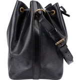 Louis Vuitton Noir Epi Leather Sac Noé Petit Shoulder Bag