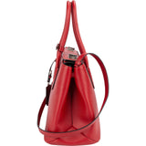 Prada Red Saffiano Leather Double Handbag