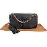 Gucci Pebbled Leather Soho Crossbody Bag