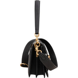 Coach Black Pebbled Leather Tabby 26 Shoulder Crossbody Bag