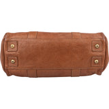 Mulberry Grained Brown Leather Bayswater Handbag