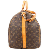 Louis Vuitton Monogram Canvas Keepall 55 Bandoulière Travel Bag