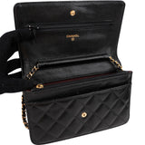 Chanel Caviar Leather Wallet On Chain Crossbody Bag