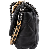 Chanel 19 Quilted Lambskin Medium Single Flap Crossbody Bag