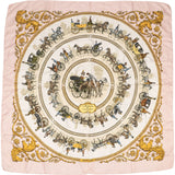 Hermès La Promenade de Longchamps Silk Carre 90 Scarf Tuch