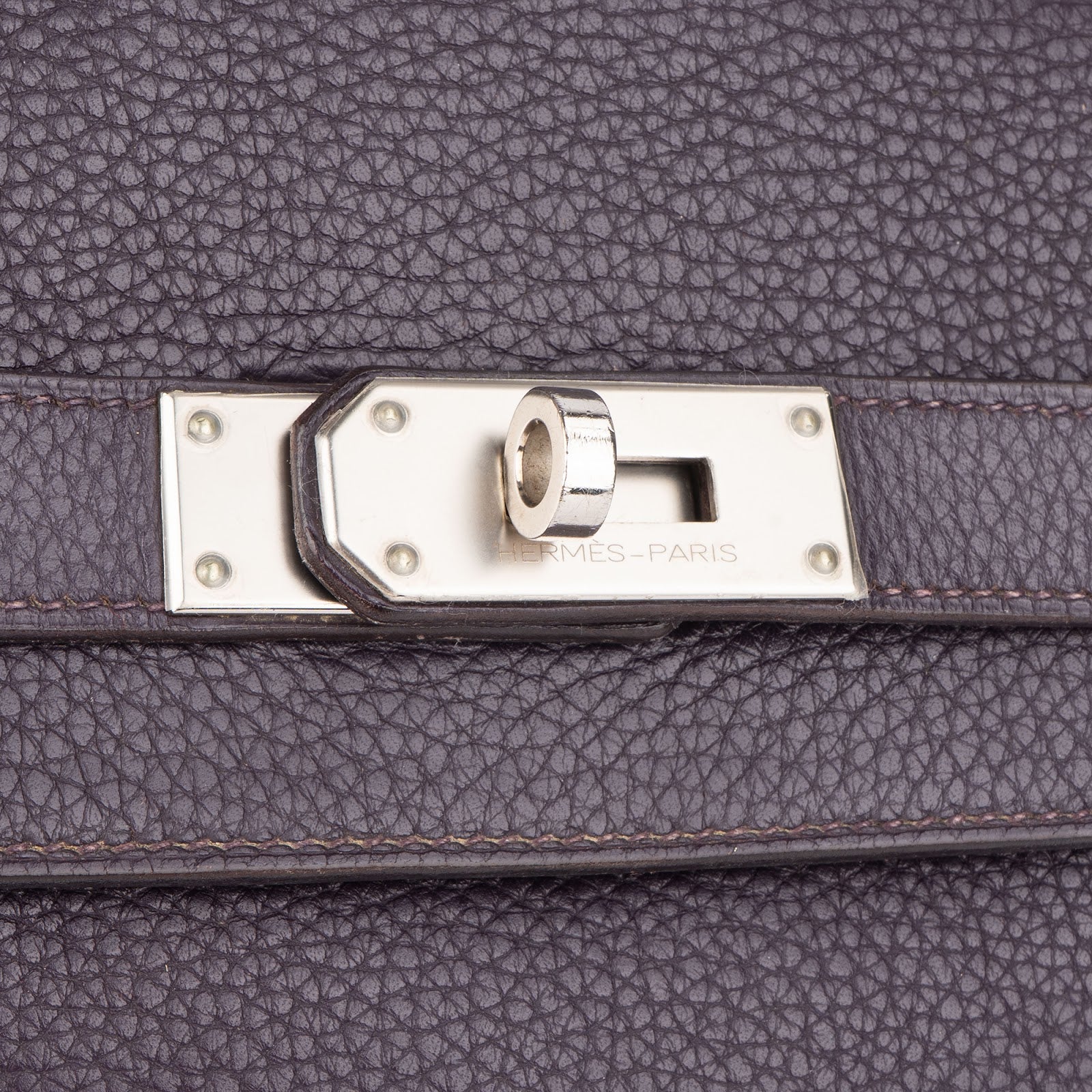 [🔄️B12 / F05] Hermès Grained Leather Kelly 40 Handbag - vintageandkickz