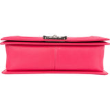 Chanel Quilted Lambskin Single Flap  Boy Crossbody Bag