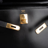 Hermès Box Calf Leather Kelly 32 Handbag - vintageandkickz
