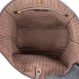 Louis Vuitton Mini Lin Monogram Neverfull MM Shoulder Bag