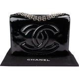 Chanel Patent Leather Timeless CC Flap Handbag