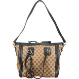 Gucci Monogram GG Leather Tote Satchel Handbag