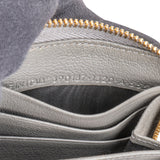 Balenciaga Grey Classic Leather Zip Wallet