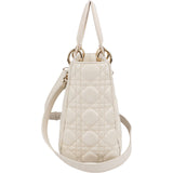 Christian Dior Quilted Leather Cannage Lady Dior Handbag