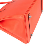 Hermès Coral Epsom Leather Birkin 30 Handbag - vintageandkickz